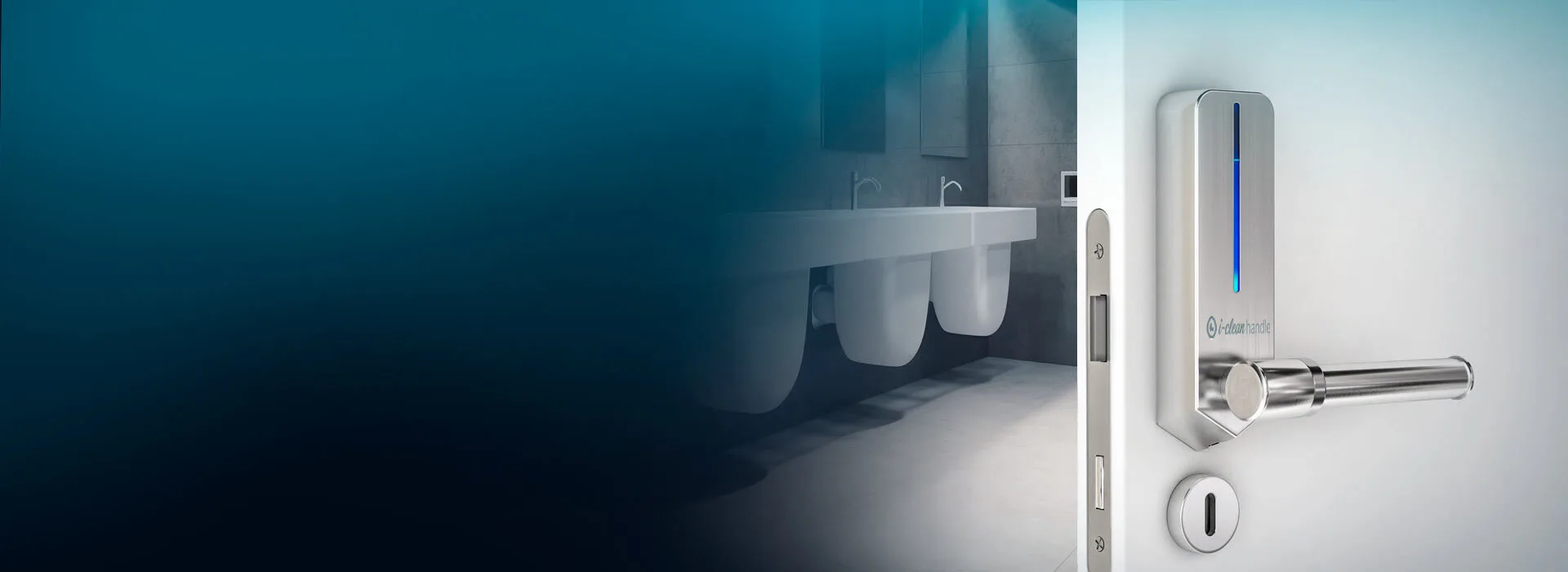 i-clean handle | smart self-disinfecting door handle