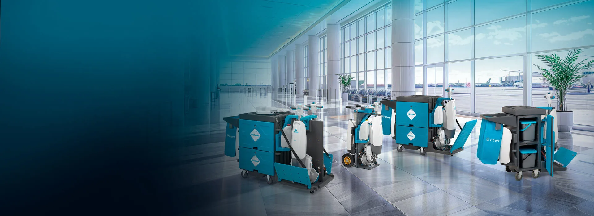 i-land family |  janitorial equipment carts